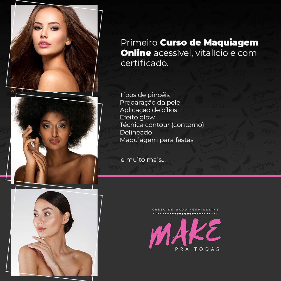 Curso Make Para Todas A Decis O E Sua De O Primeiro Passo